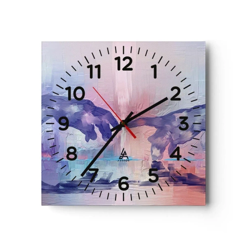 Nástěnné hodiny - Božská jiskra života - 30x30 cm