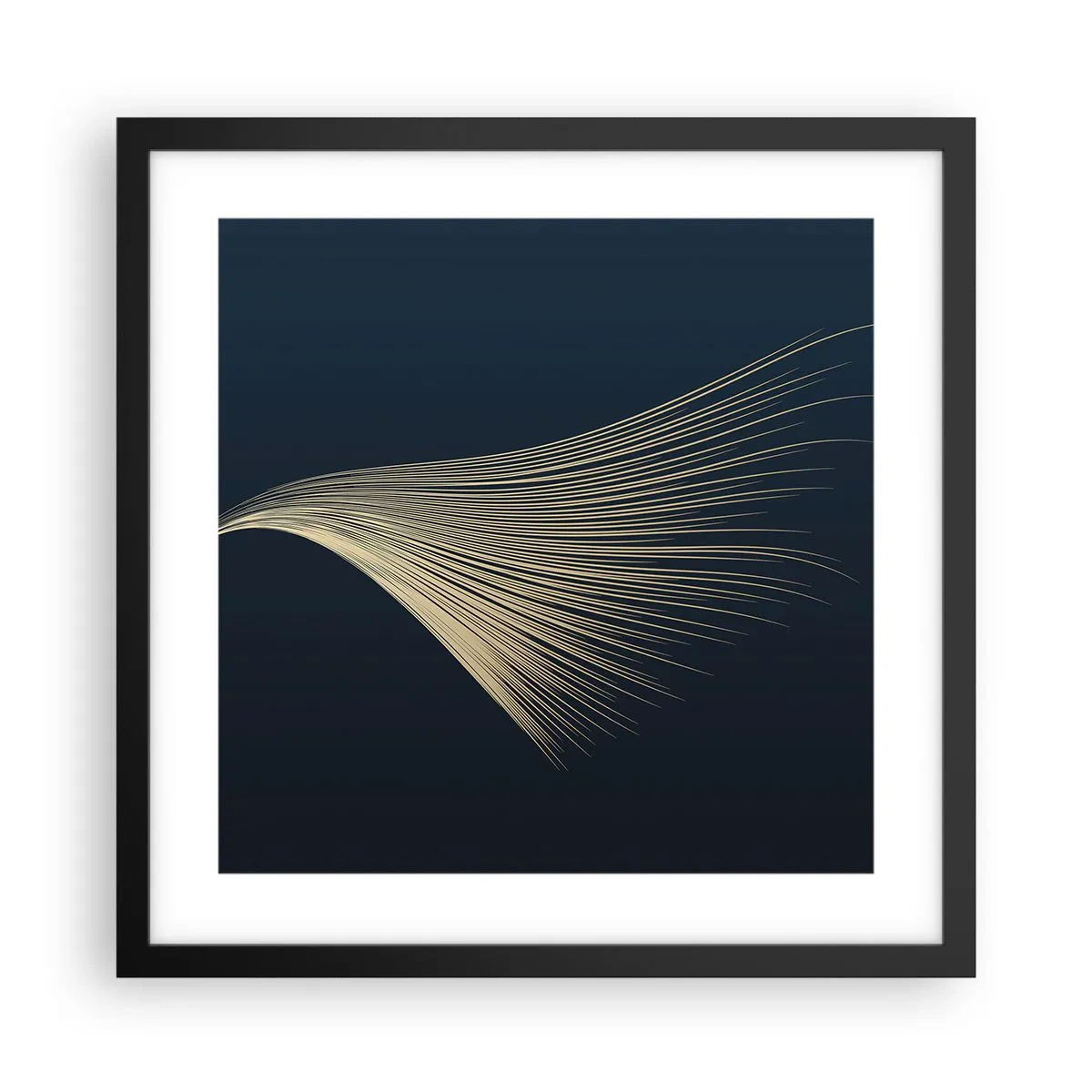 Plakát v černém rámu - Jako andělské vlasy - 40x40 cm