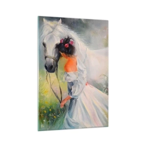 Obraz na skle - Jako z krásného snu - 70x100 cm