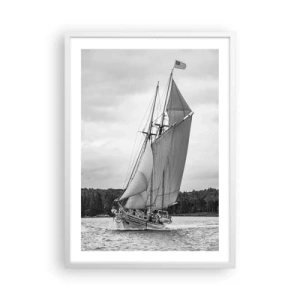 Plakát v bílém rámu - Bratři větru - 50x70 cm