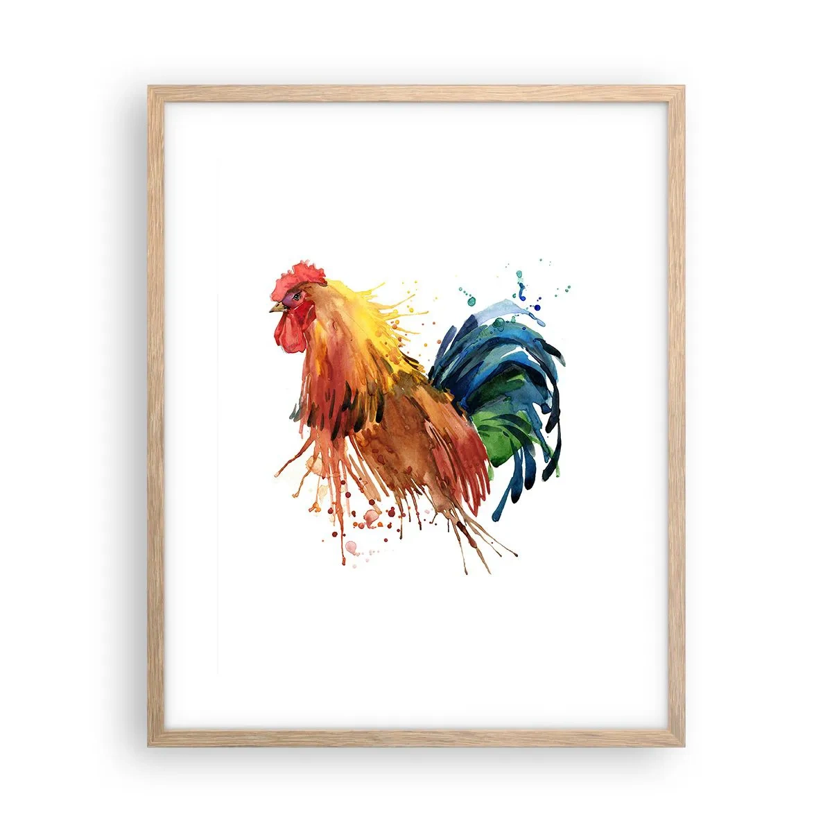 Plakát v rámu světlý dub - Královský šat, královská pýcha - 40x50 cm