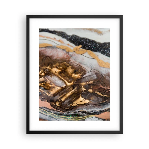 Plakát v černém rámu - Prvek země - 40x50 cm