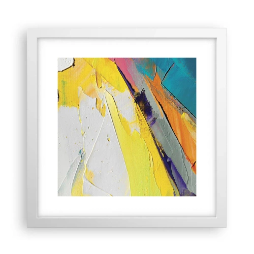 Plakát v bílém rámu - Anatomie světla - 30x30 cm