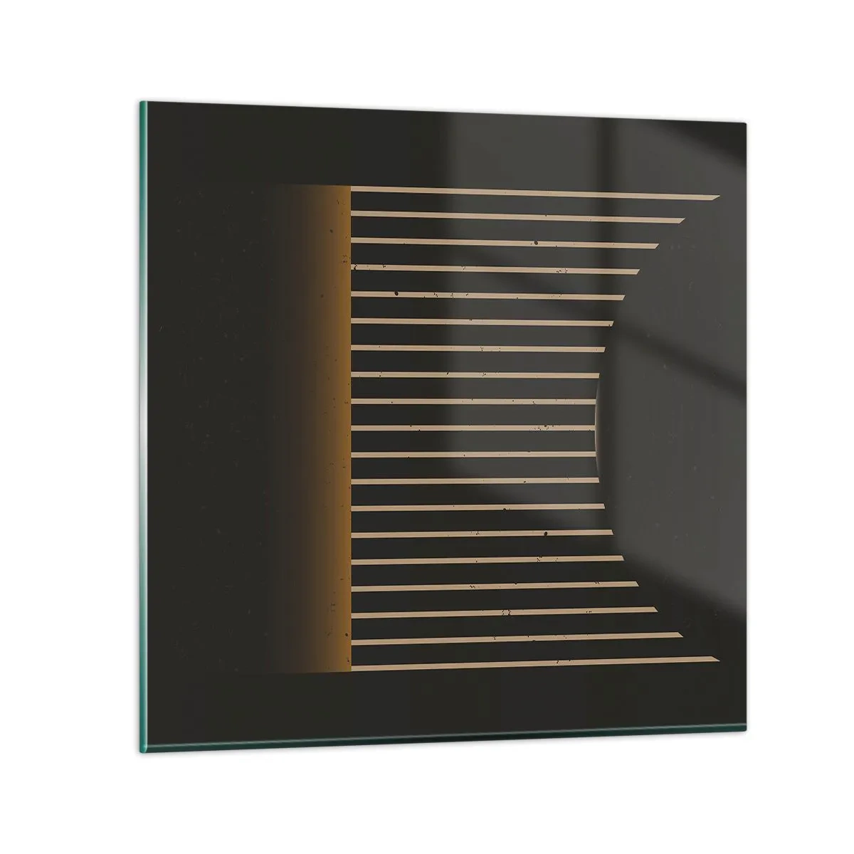 Obraz na skle - Prozkoumat temnotu - 60x60 cm