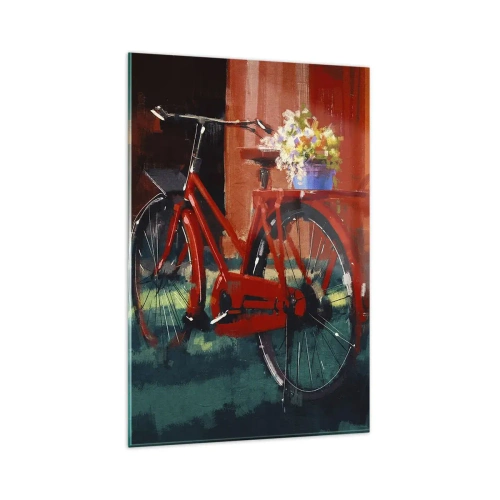 Obraz na skle - I want to ride my bicycle - 80x120 cm