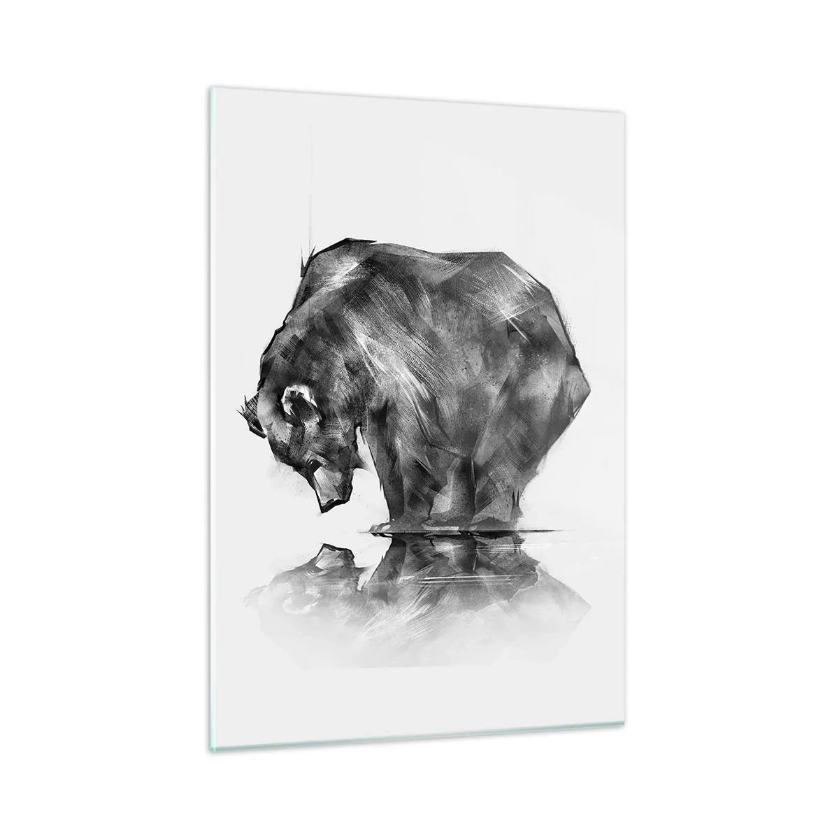 Obraz na skle - Je příjemné se sekat s někým blízkým - 50x70 cm