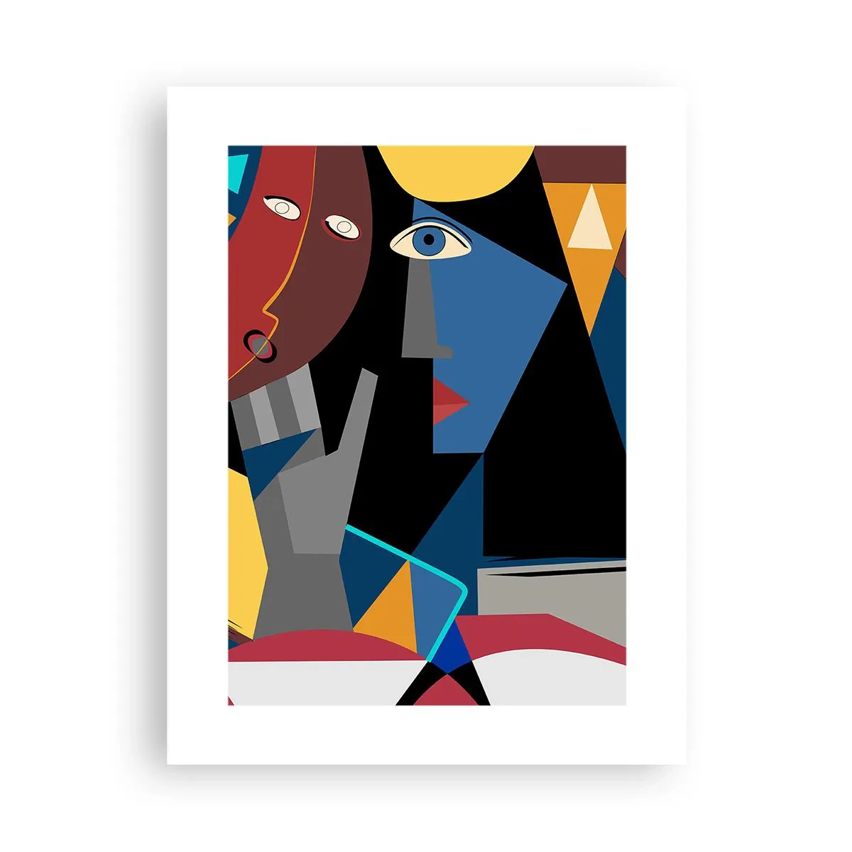Plakát - Konverzace kubistů - 30x40 cm