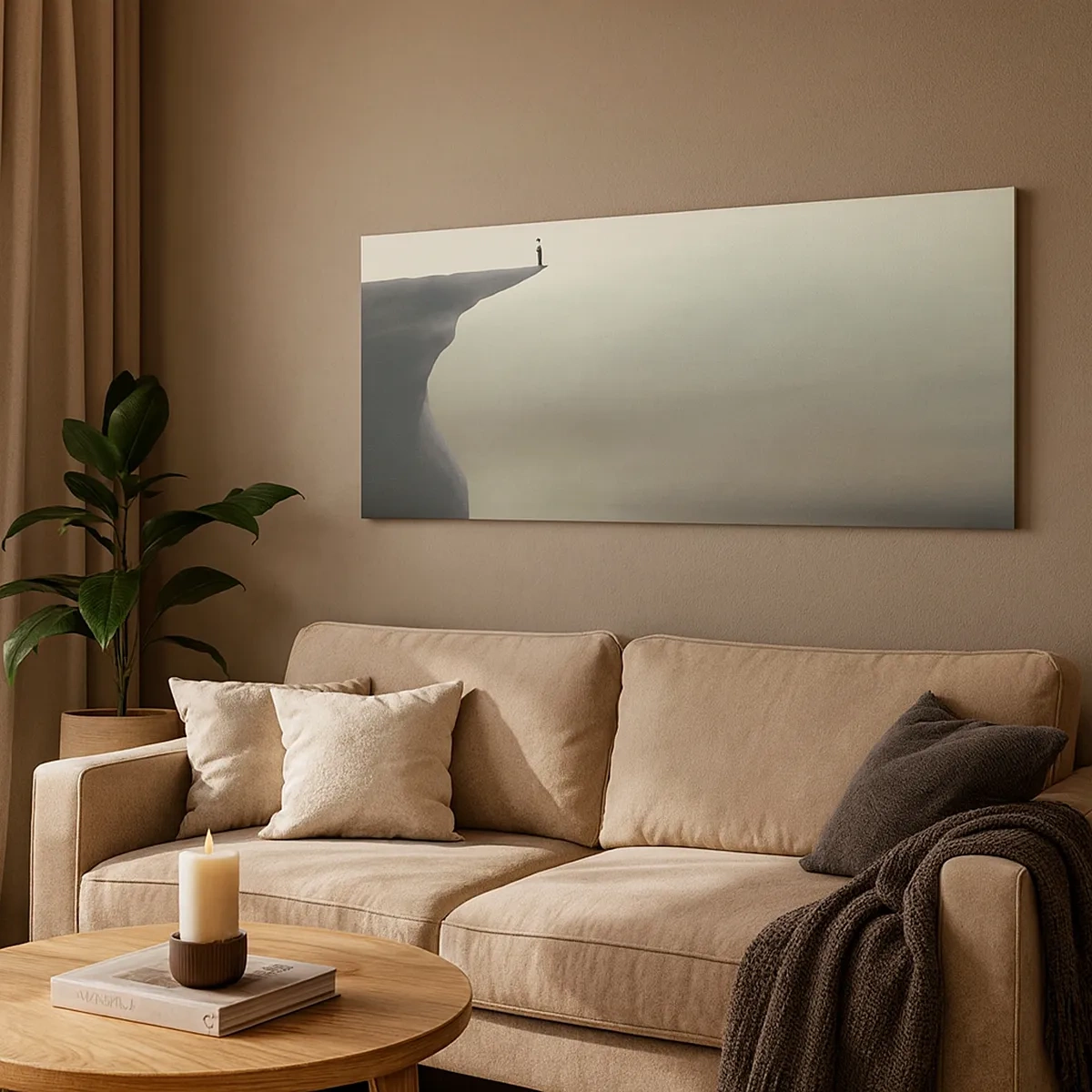 Obraz na plátně - Nahoru, samozřejmě! - 30x30 cm