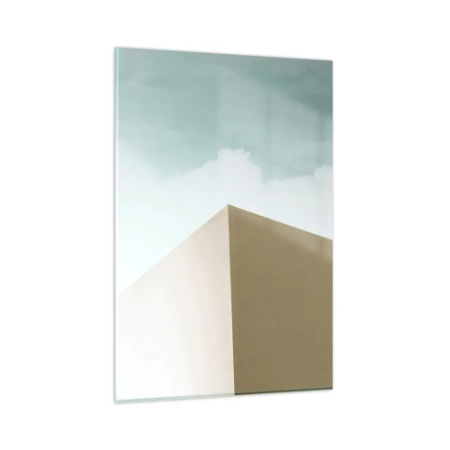 Obraz na skle - Geometrie slunečného léta - 80x120 cm