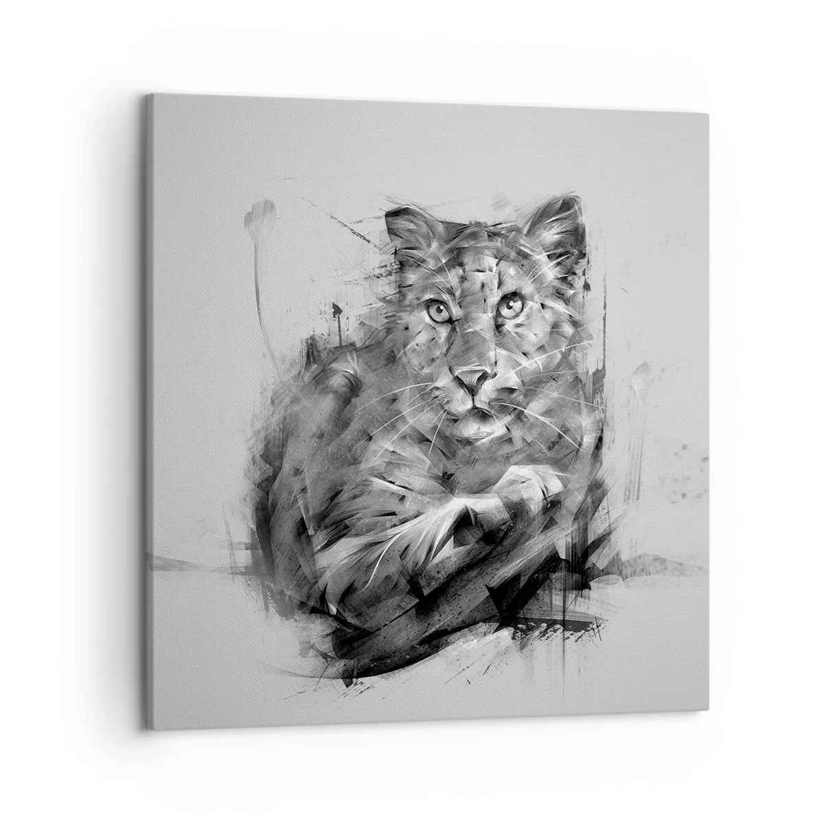 Obraz na plátně - Ano, pozorně poslouchám - 50x50 cm