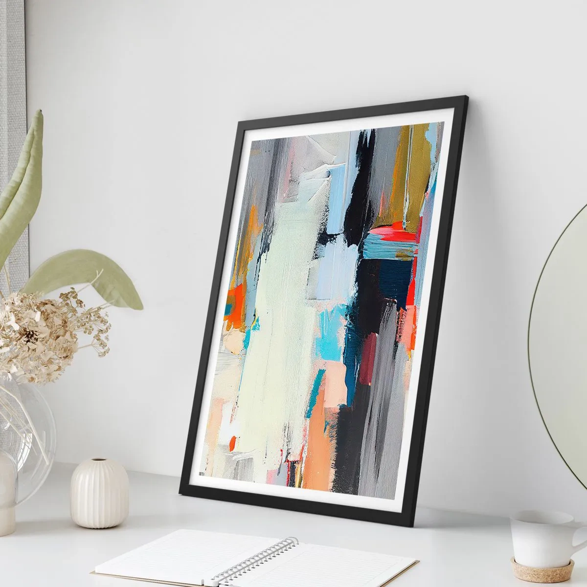 Plakát v černém rámu - Nějaký způsob? - 70x100 cm