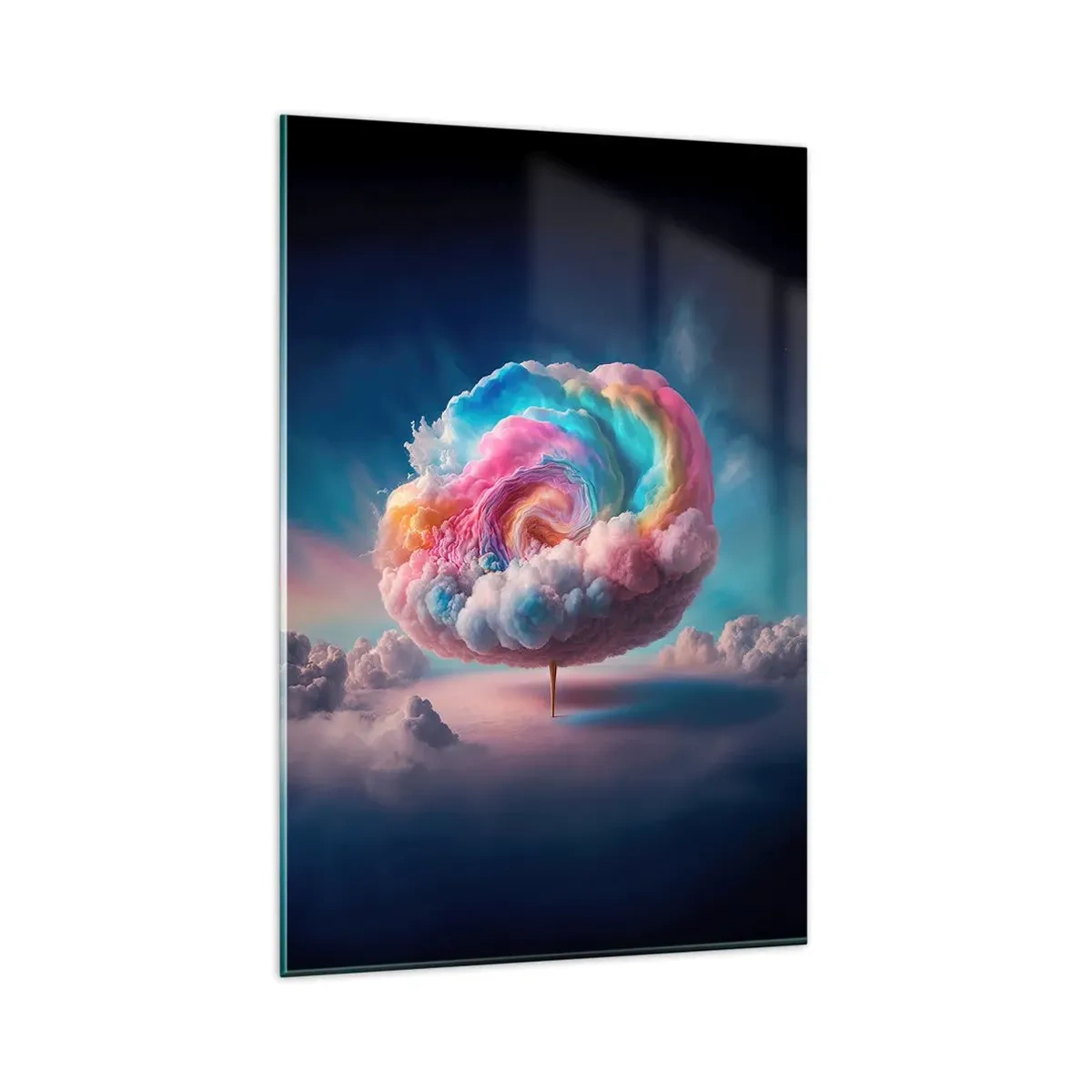 Obraz na skle - Sen o zábavním parku - 80x120 cm