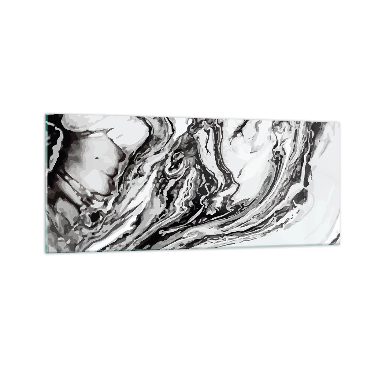 Obraz na skle - Na začátku byl chaos - 100x40 cm