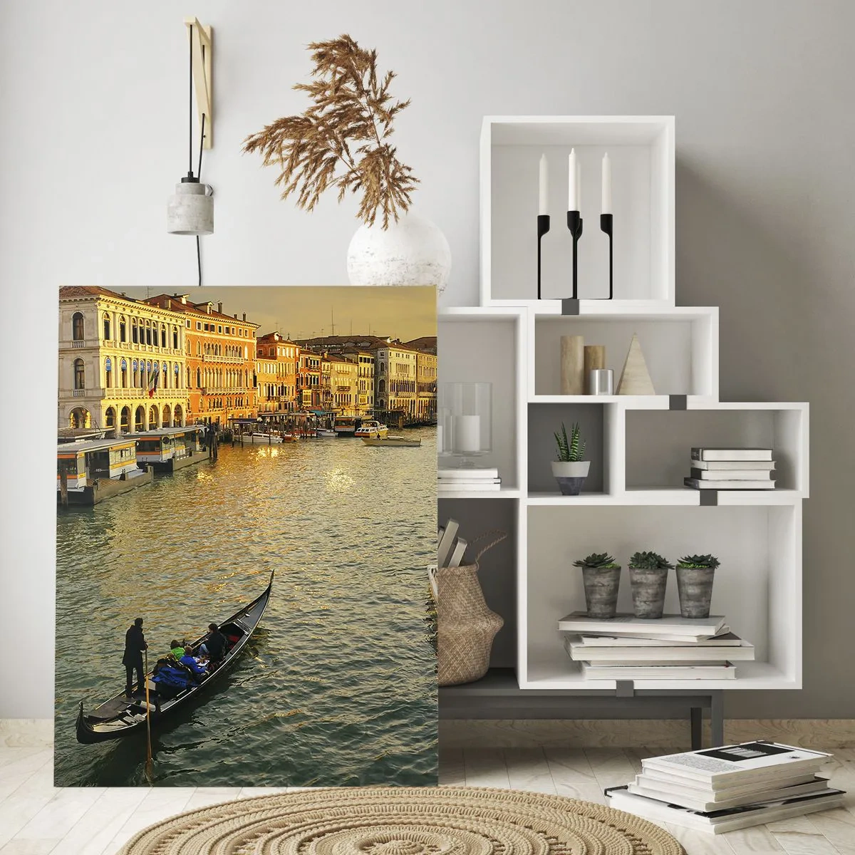 Obraz na skle - Na slunečné straně ulice - 80x120 cm