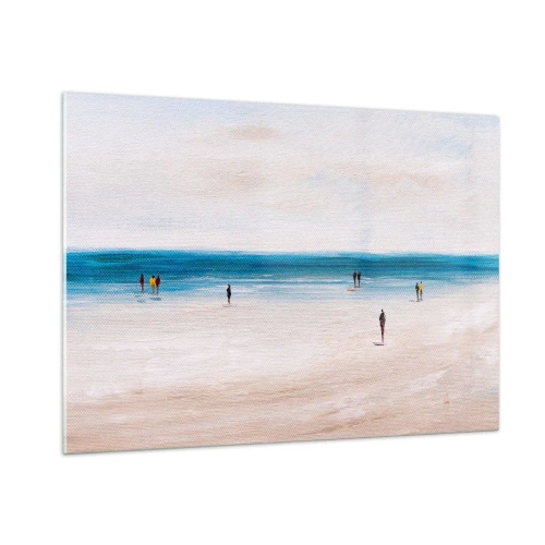 Obraz na skle - Přirozená potřeba - 100x70 cm