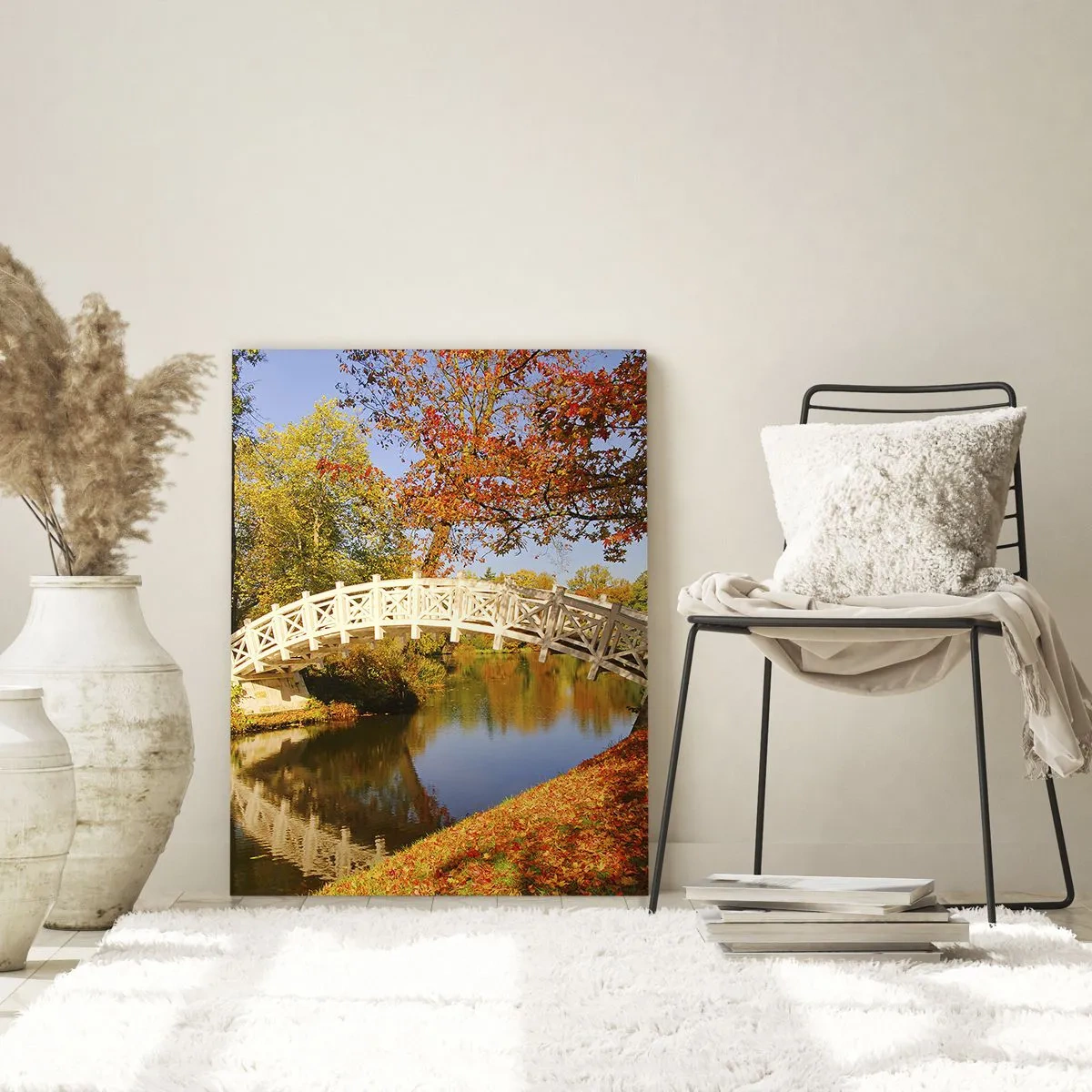 Obraz na skle - Na bílém můstku vzdechů - 50x70 cm