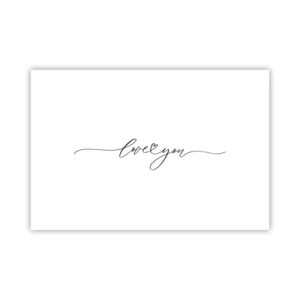 Plakát - Černé na bílém - 91x61 cm