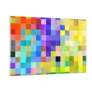 Obraz na skle - Každý jiný, všechny rovné - 120x80 cm