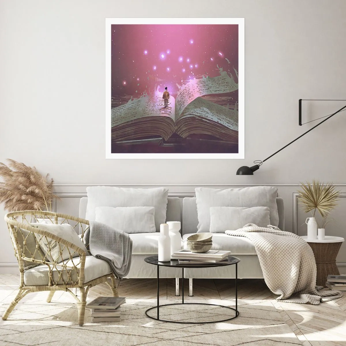 Plakát - Pozvánka do jiného světa - přečti si to! - 50x50 cm