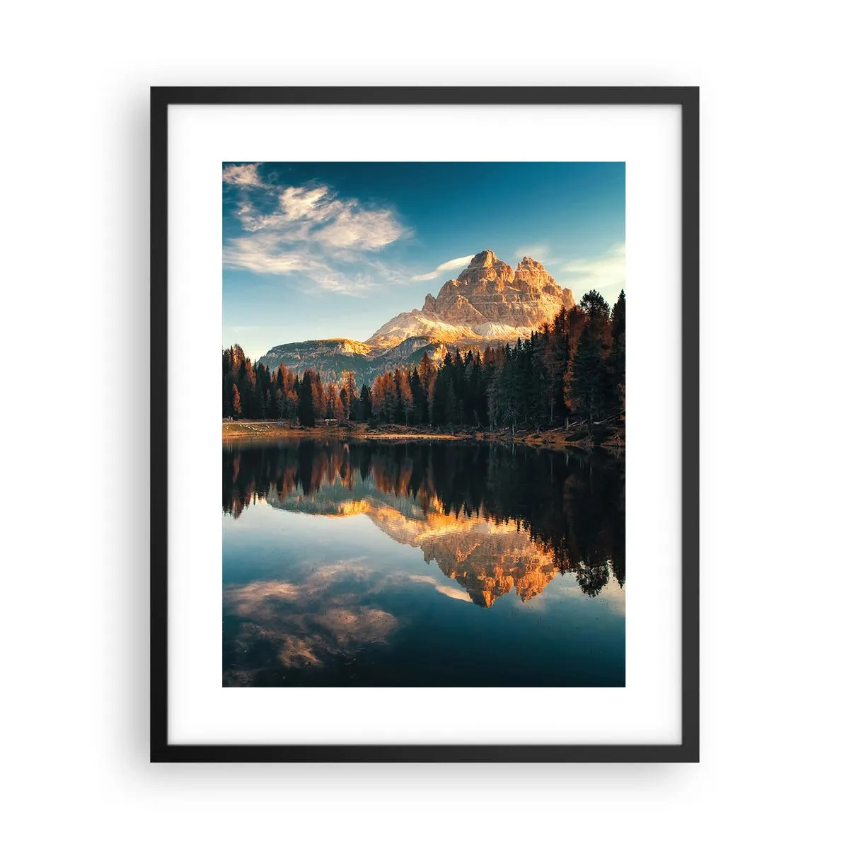 Plakát v černém rámu - Dvojitá krajina - 40x50 cm