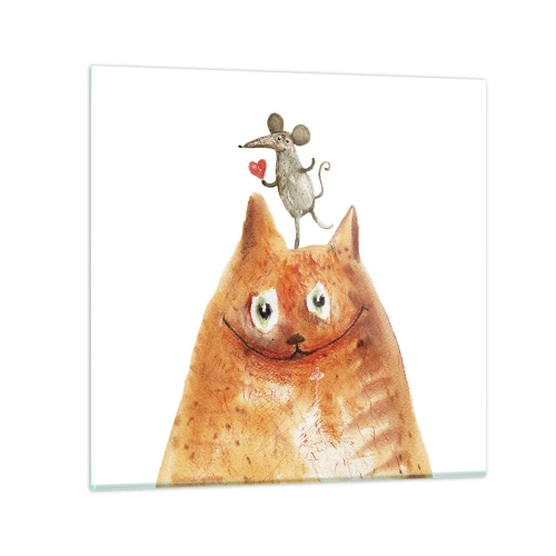 Obraz na skle - Paradoxy lásky - 50x50 cm