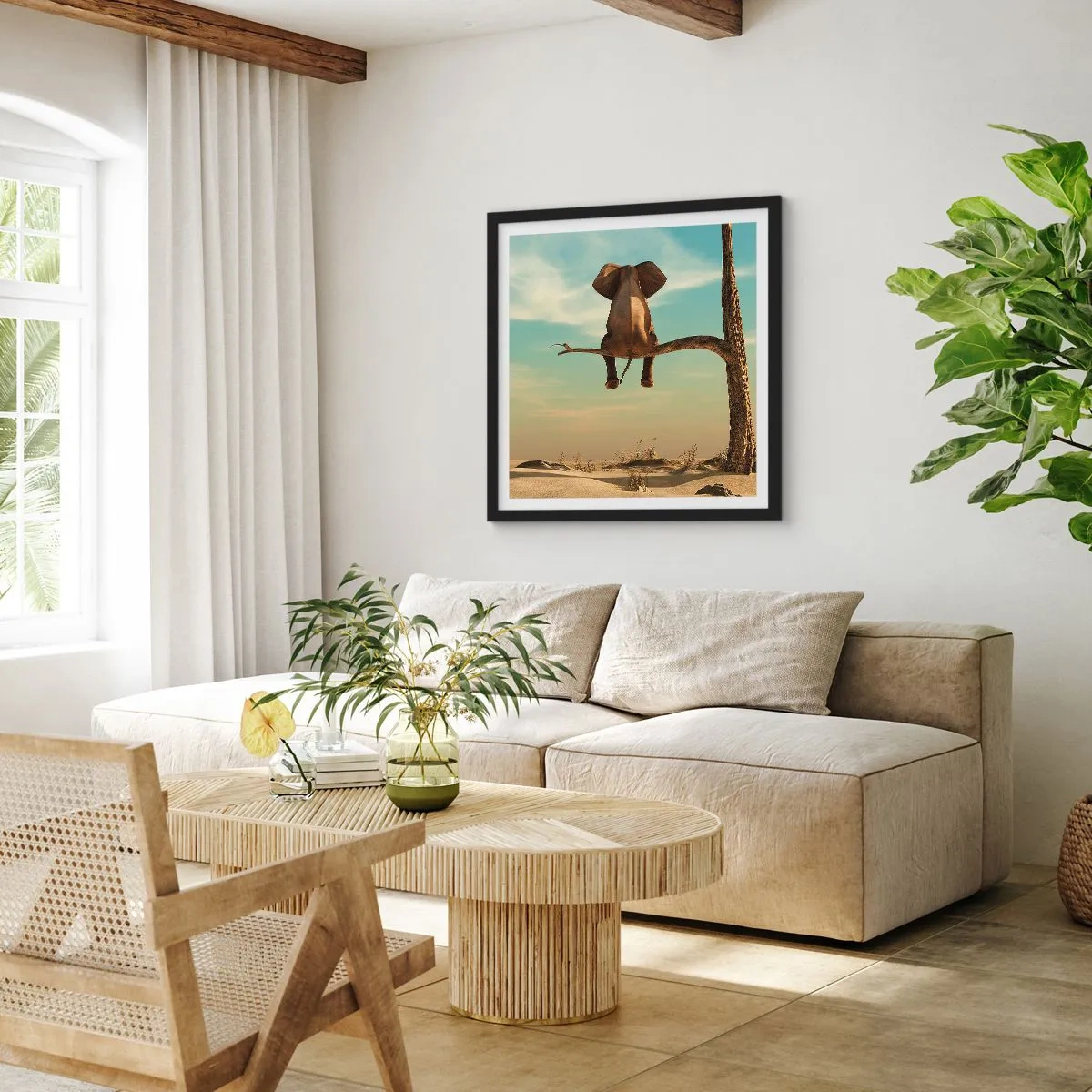 Plakát v černém rámu - Nový úhel pohledu - 40x40 cm