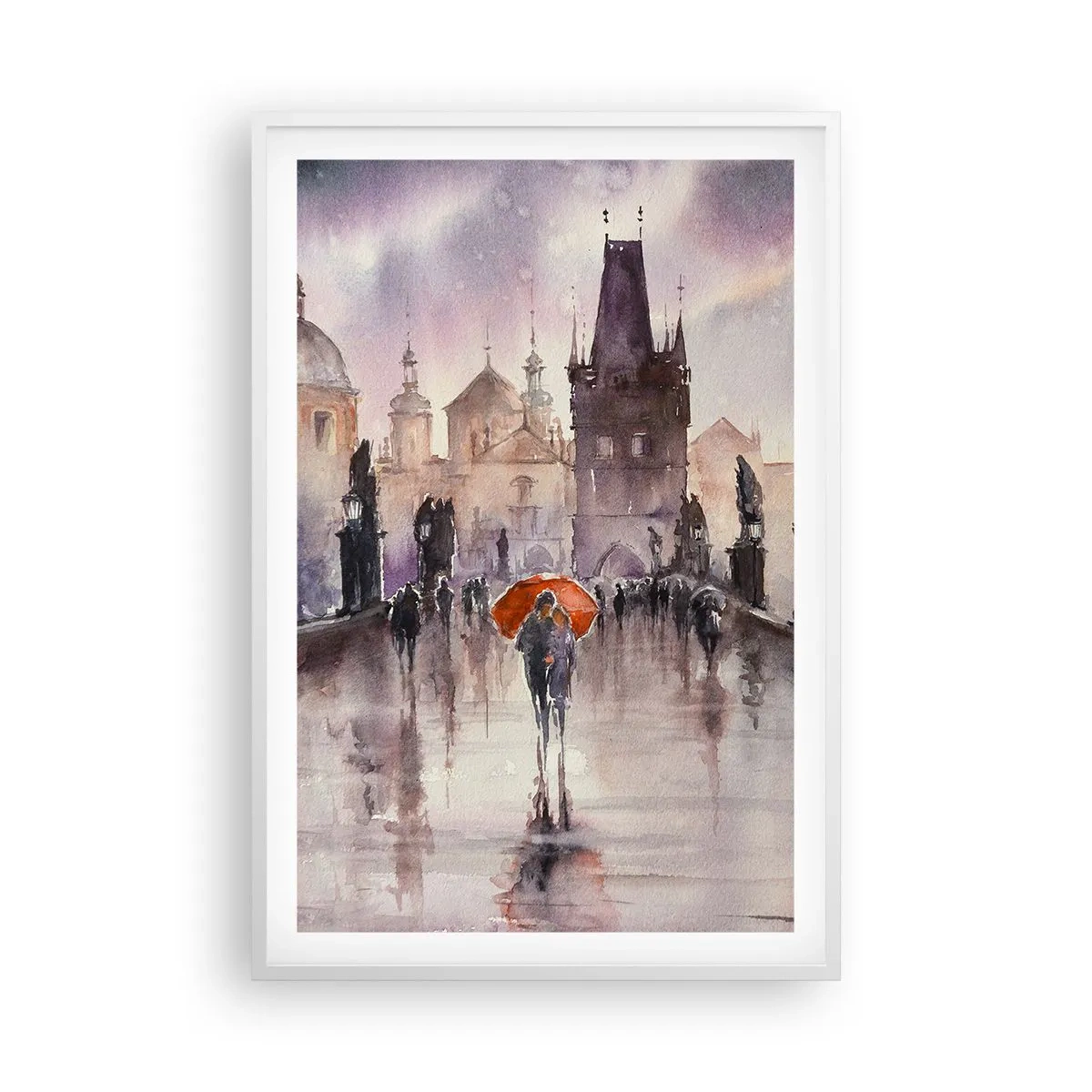 Plakát v bílém rámu - Lidé se nemění - 61x91 cm