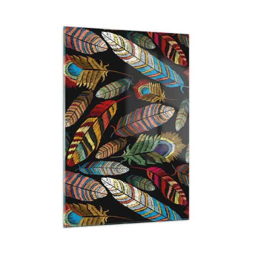 Obraz na skle - Ptačí karneval - 50x70 cm
