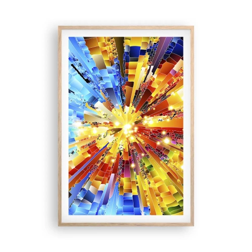 Plakát v rámu světlý dub - In medias res - 61x91 cm