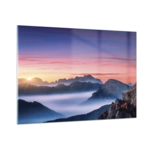 Obraz na skle - Nad údolími - 100x70 cm