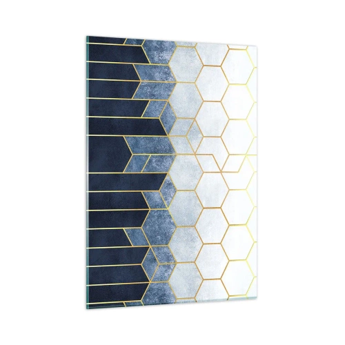 Obraz na skle - Kompozice v synkopickém rytmu - 50x70 cm