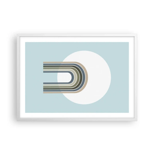 Plakát v bílém rámu - Neodolatelná přitažlivost - 70x50 cm