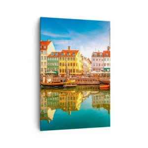 Obraz na plátně - U vody hladké jako zrcadlo - 70x100 cm
