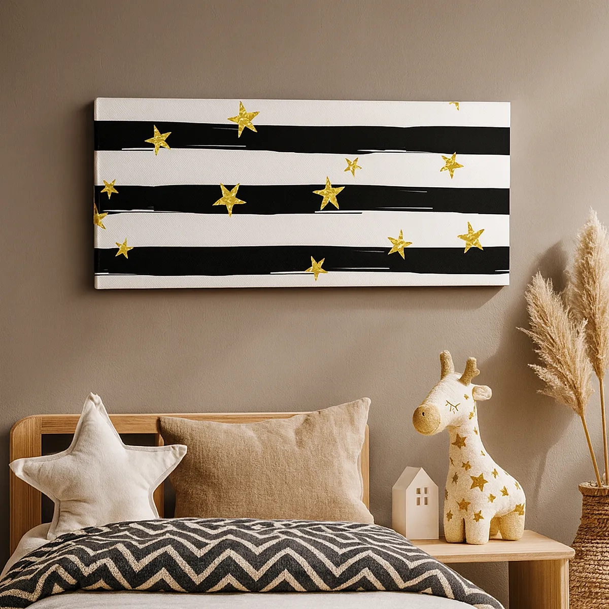 Obraz na plátně - Všichni jsme se narodili pod šťastnou hvězdou - 30x30 cm