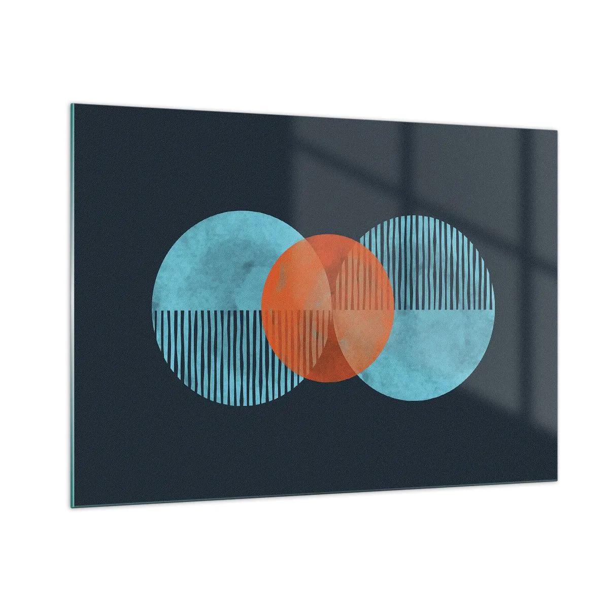 Obraz na skle - Symetrická kompozice - 100x70 cm