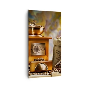 Obraz na plátně - Chrastění zrn, hrčení mlýnku - 65x120 cm