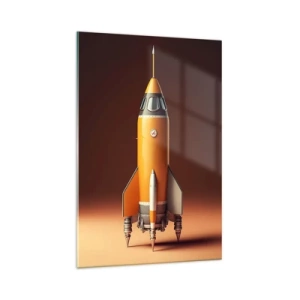 Obraz na skle - Začíná to snem - 70x100 cm