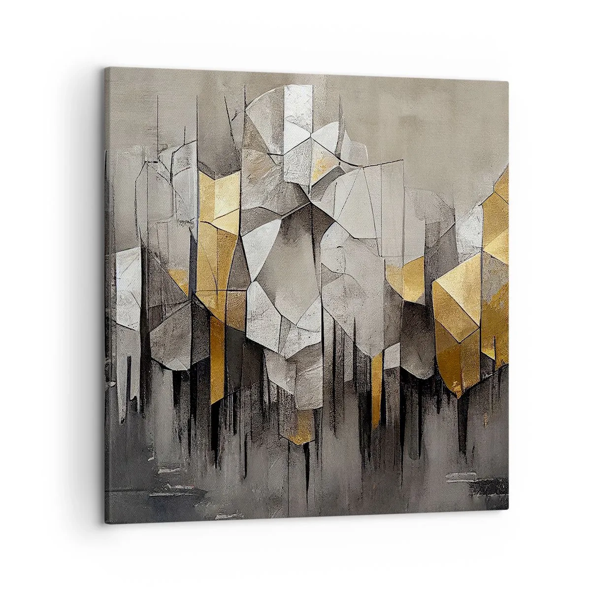 Obraz na plátně - Kompozice z ledu a světla - 50x50 cm