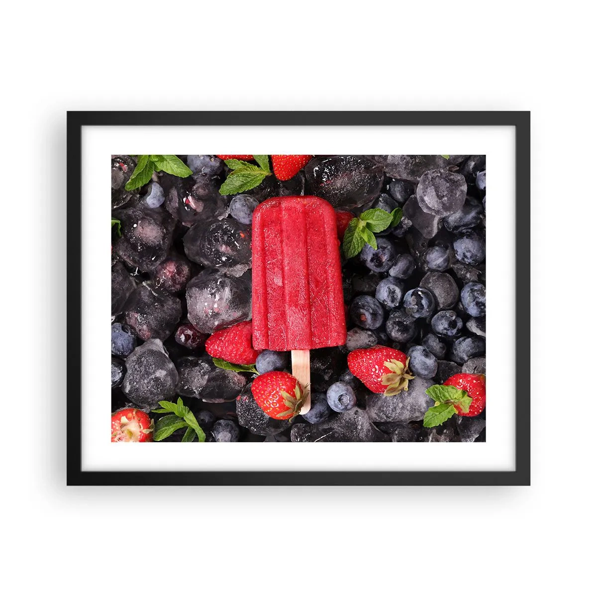 Plakát v černém rámu - Chuť horkého léta - 50x40 cm