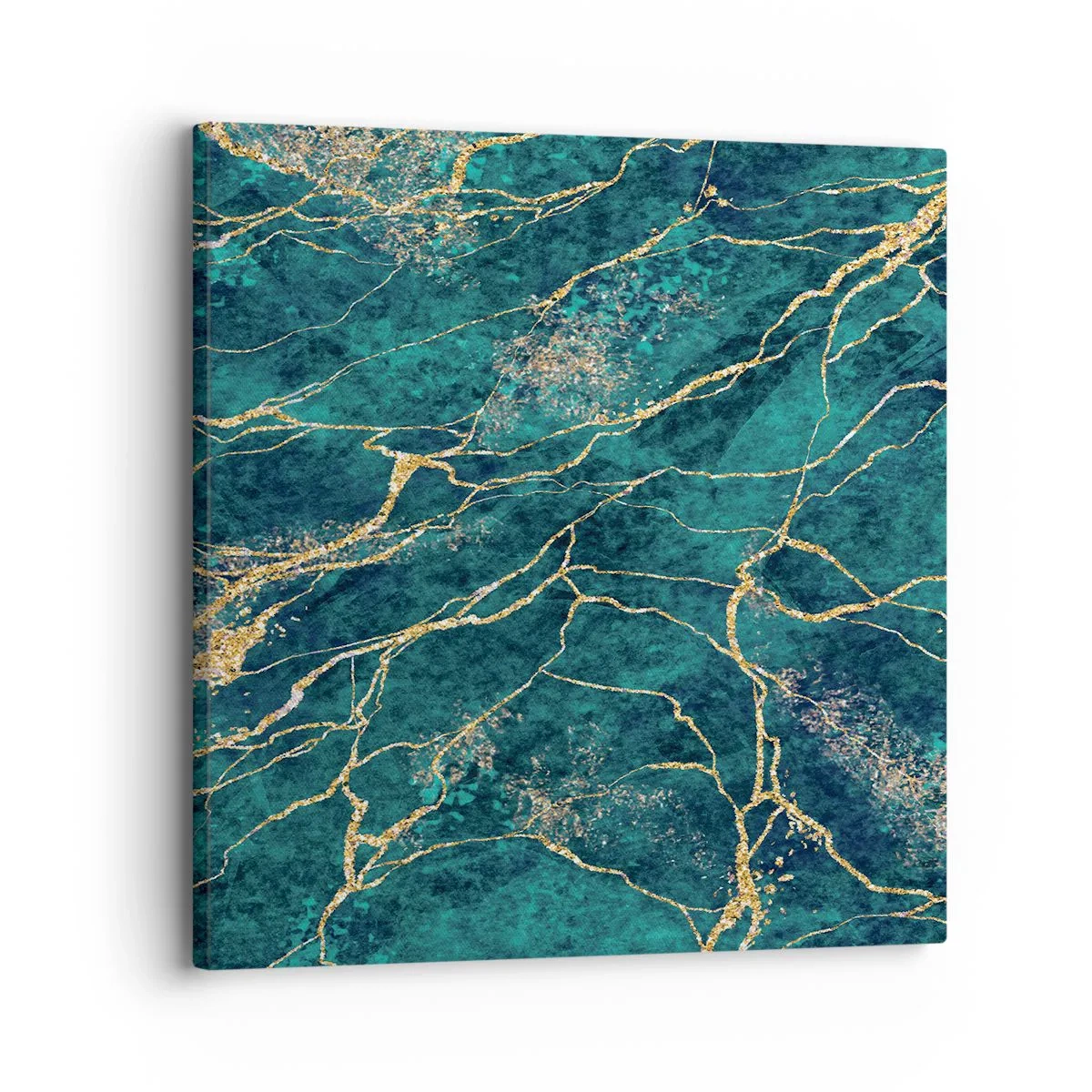 Obraz na plátně - Zlatá žíla - 30x30 cm
