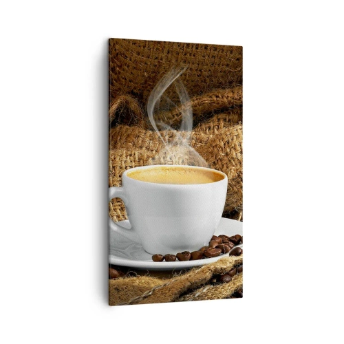 Obraz na plátně - Vůně moka a hustota medové tekutiny - 45x80 cm
