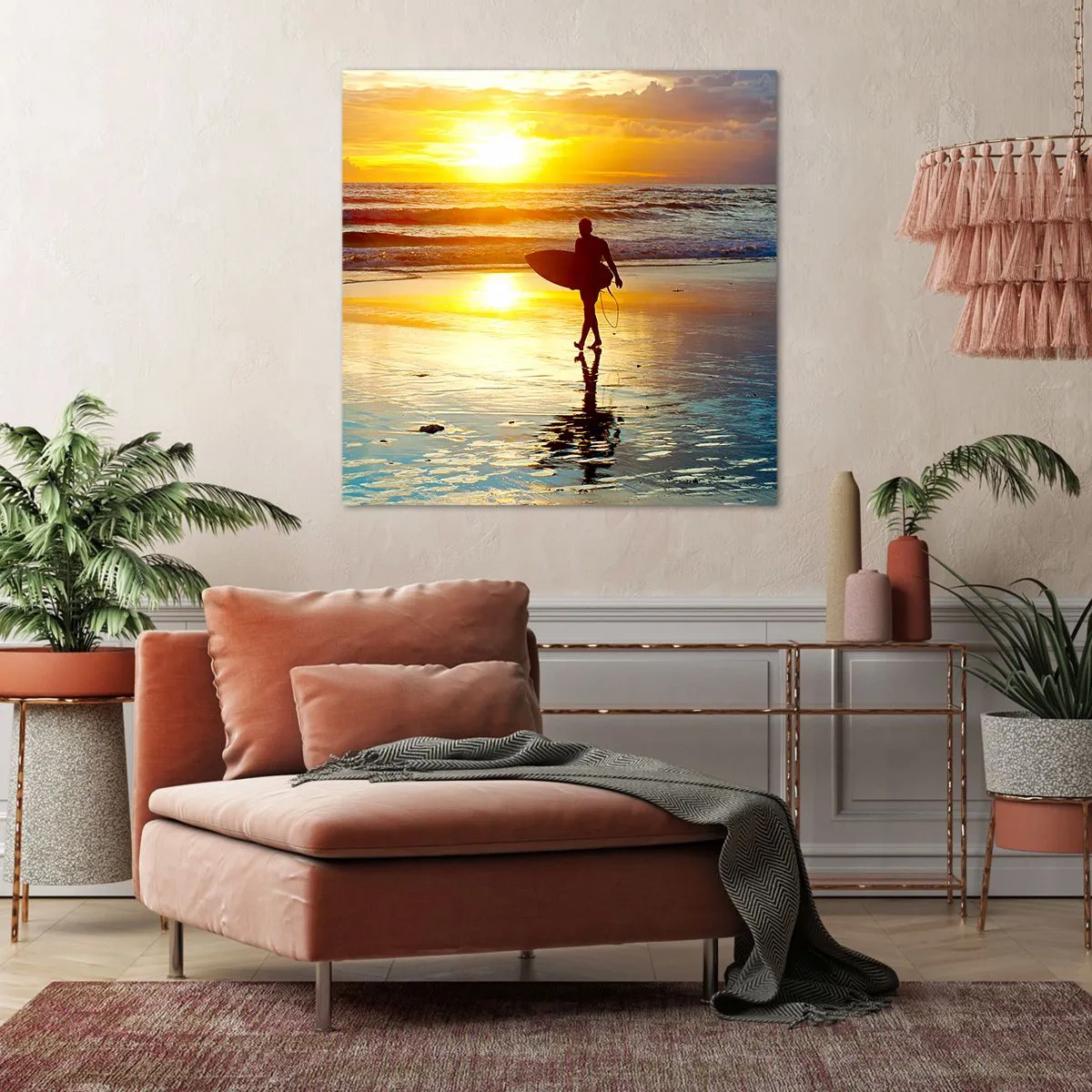 Obraz na plátně - Návrat bojovníka - 70x70 cm