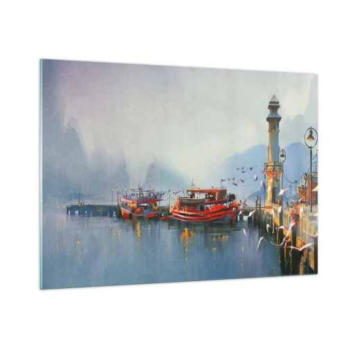 Obraz na skle - Na konci světa - 100x70 cm