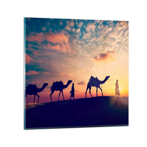 Obraz na skle - Tajemný duch orientu - 60x60 cm