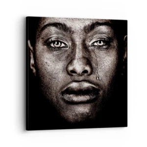 Obraz na plátně - Jedna slza - 30x30 cm