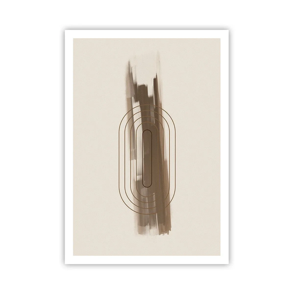 Plakát - Závan šedi - 70x100 cm