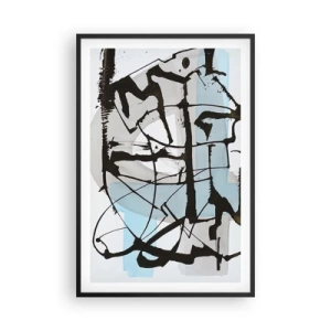 Plakát v černém rámu - Přesto modrá - 61x91 cm