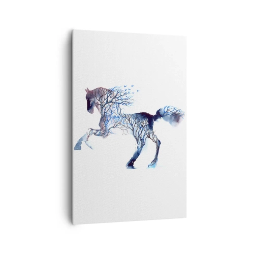 Obraz na plátně - Jakoby se les pohnul - 80x120 cm