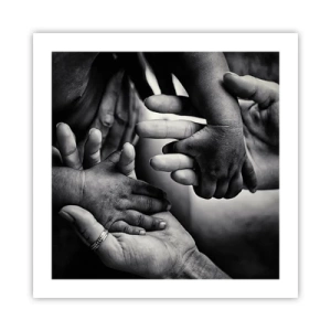 Plakát - Být člověkem - 50x50 cm