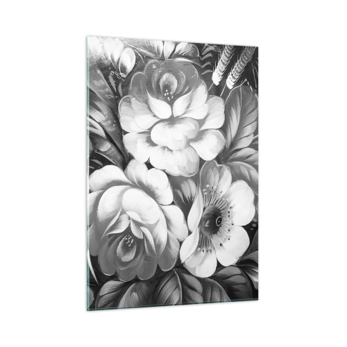 Obraz na skle - Krásné dokonce v šedi - 50x70 cm